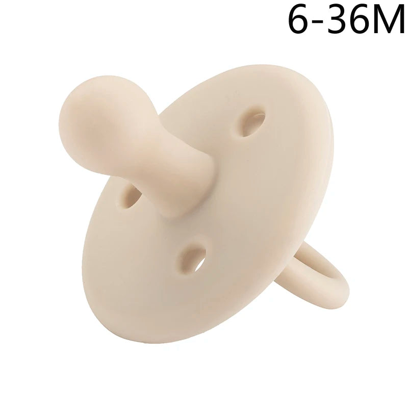 Baby Silicone Soother Pacifier BPA Free Infant Nipple Soft Nursing Accessories Newborn Dummy Soother Food Grade Silicone