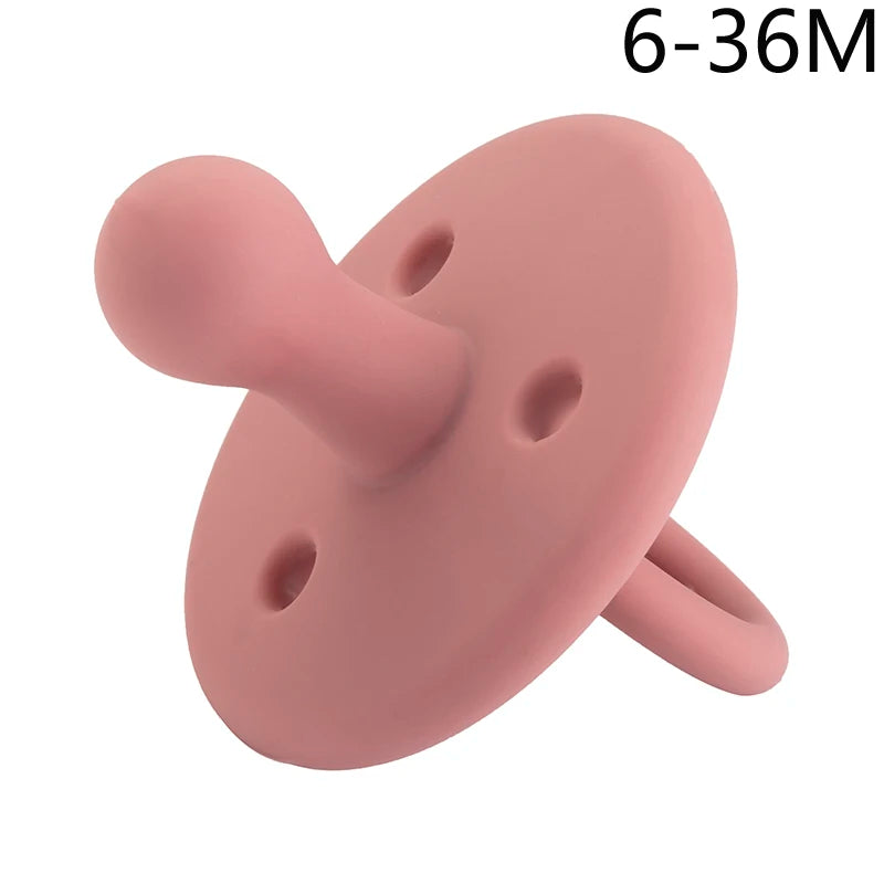 Baby Silicone Soother Pacifier BPA Free Infant Nipple Soft Nursing Accessories Newborn Dummy Soother Food Grade Silicone