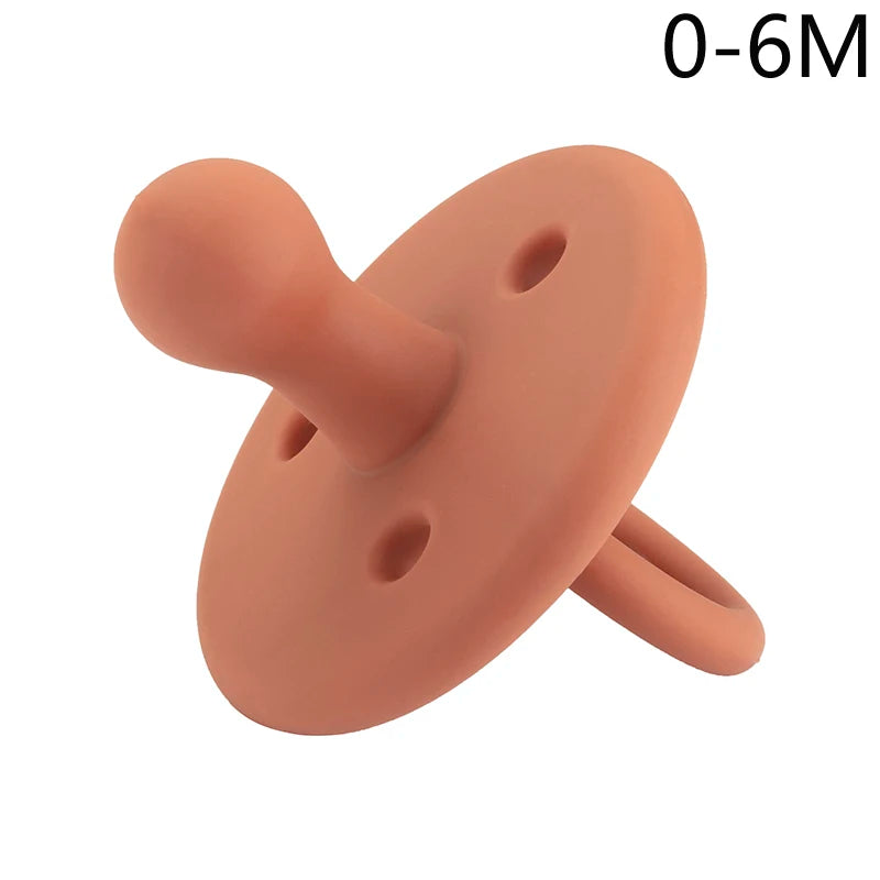 Baby Silicone Soother Pacifier BPA Free Infant Nipple Soft Nursing Accessories Newborn Dummy Soother Food Grade Silicone