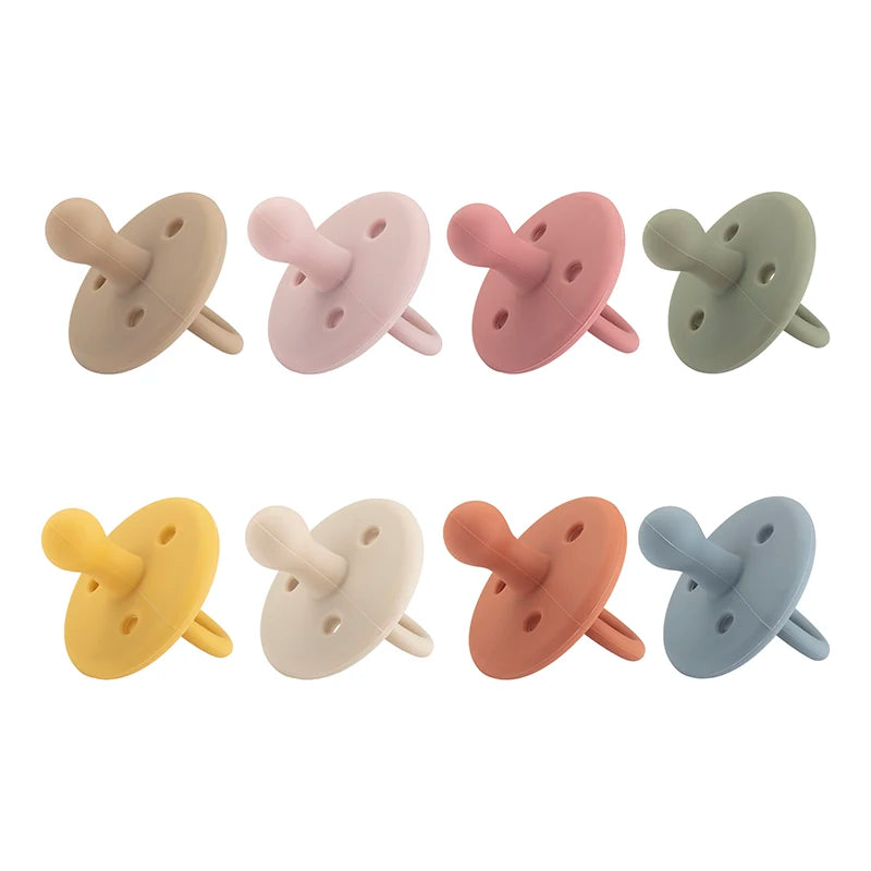 Baby Silicone Soother Pacifier BPA Free Infant Nipple Soft Nursing Accessories Newborn Dummy Soother Food Grade Silicone