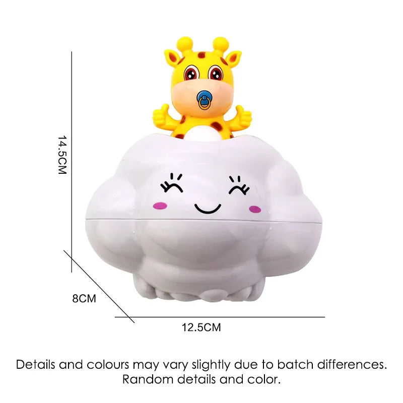 Baby Bath Toy, Bathing Cute Swimming Water Spraying Clouds Shower Bath Toy For Kids Water Playing Toy
