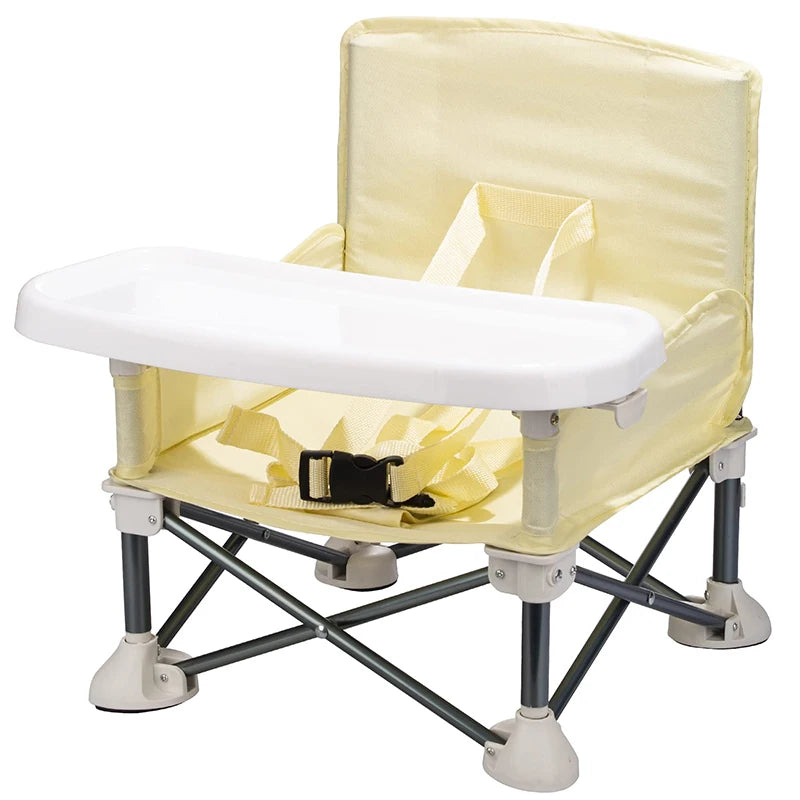 Muiltifunctional Children's Baby Heighten Table Foldable Dining Camping Chair Booster Seat Portable Infant Accessories