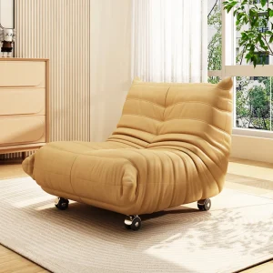 Lazy Couch Caterpillar Sofa Low Noise Pulley/brake Wheel Home Lounge Chair Comfortable Living Room Small Sofa Recliner Mobilier