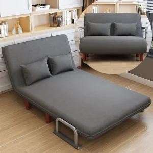 Folding Sofa Bed Dual-purpose Living Room Multi-functional Lunch Break Lazy Sofa Space-saving Single Internet Celebrity Fabric