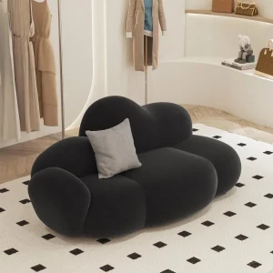 Clothing store cloud small sofa double sitting area bedroom small apartment lamb wool