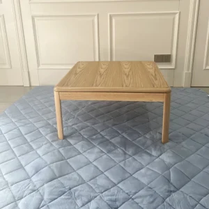 2-in-1 Japanese Kotatsu Table-Wooden Coffee Table with Removable Top Perfect for Winter, Living Room & Floor Use