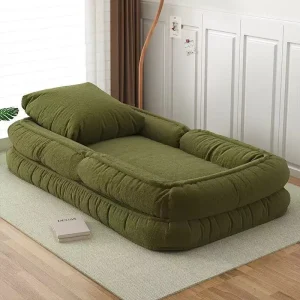 Lazy Sofa Room Bedroom Small Sofa Single Double Lazy Reclining Sleepable Folding Sofa Bed